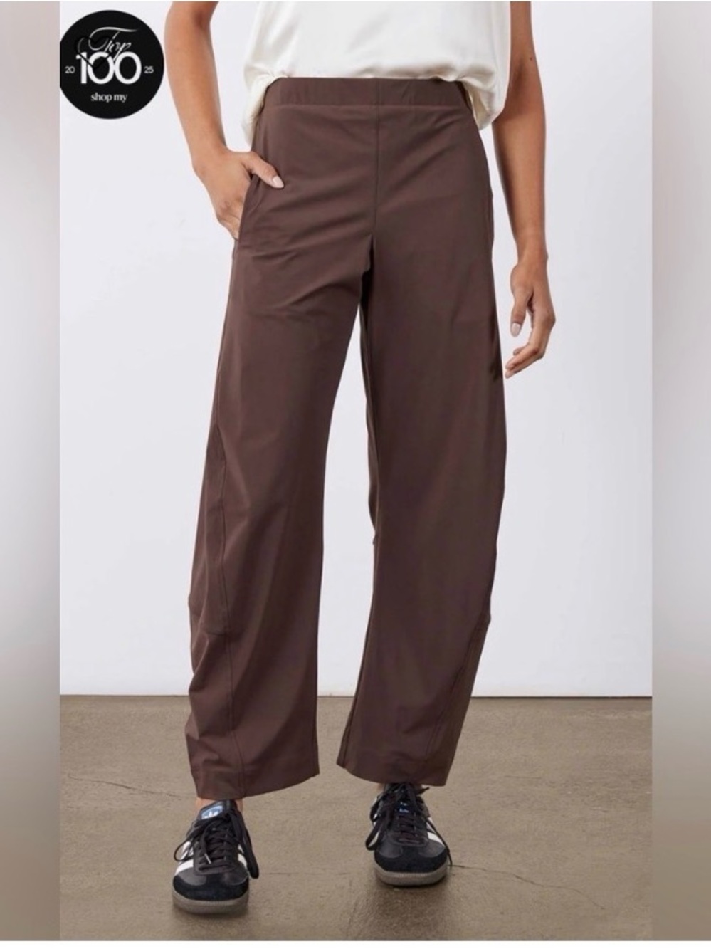 Ruti On the loose pants - coffee brown
